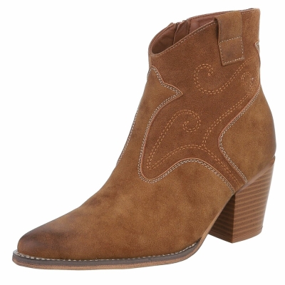 Western- & Cizme Biker - bej dama