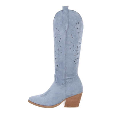 Western- & Cizme Biker - bluesuede dama