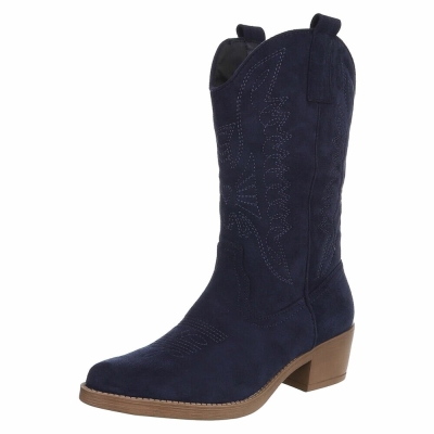 Ciocate inalte cu toc gros - dbluesuede dama