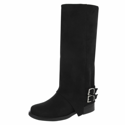 Western- & Cizme Biker - negru dama