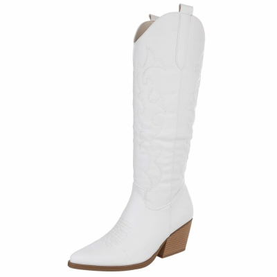 Cizme western - whitepu dama