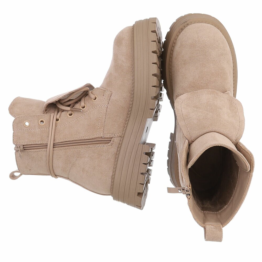 SchnA?rstiefeletten - bej dama