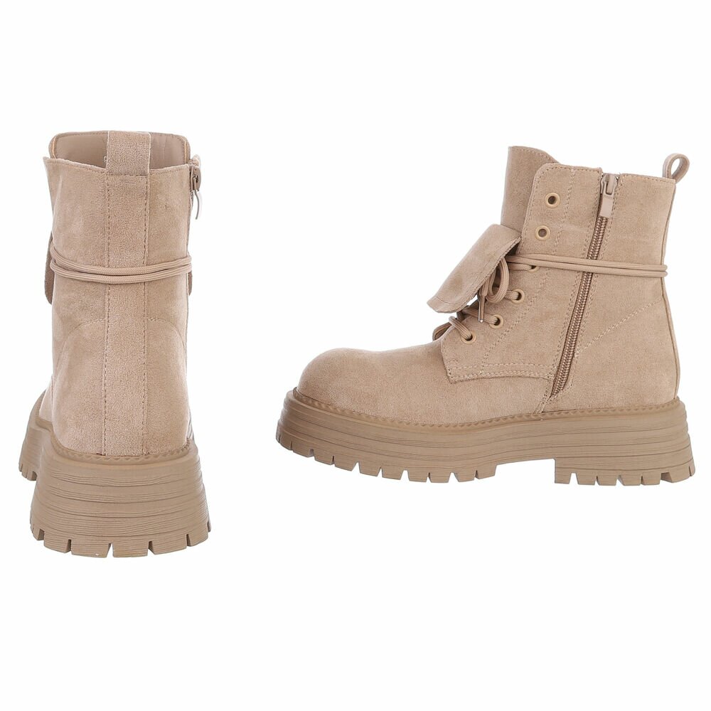 SchnA?rstiefeletten - bej dama
