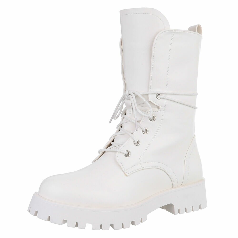 SchnA?rstiefeletten - alb dama
