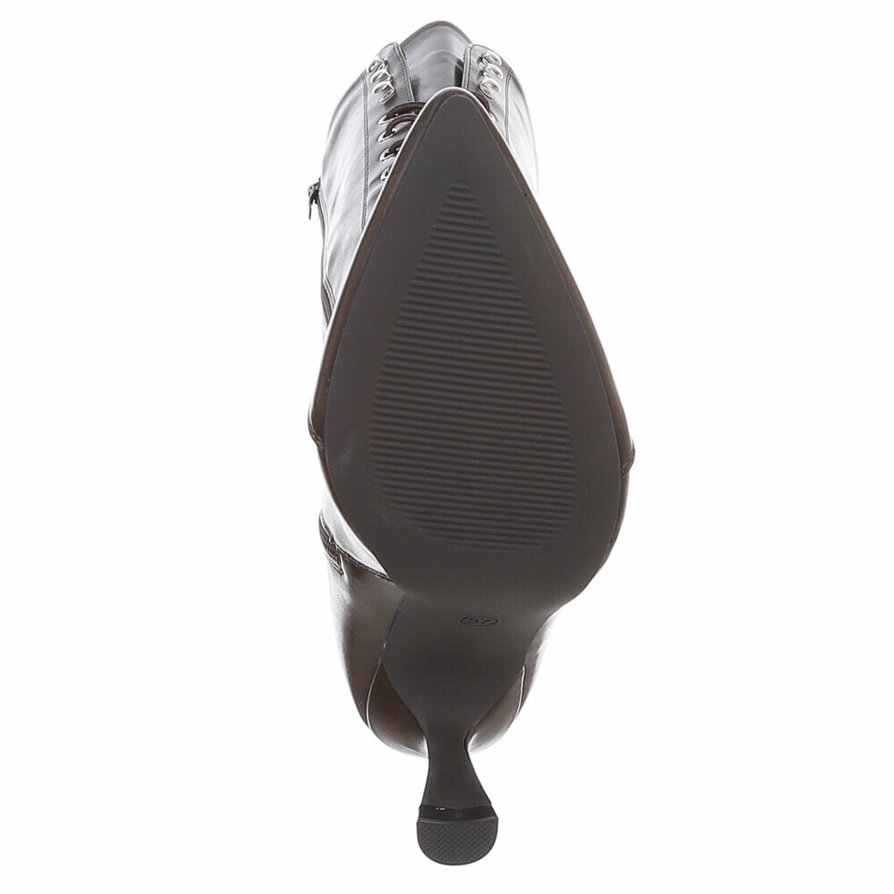 SchnA?rstiefel - brownpu dama