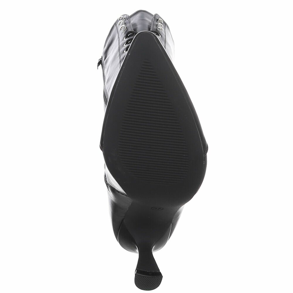 SchnA?rstiefel - negru dama