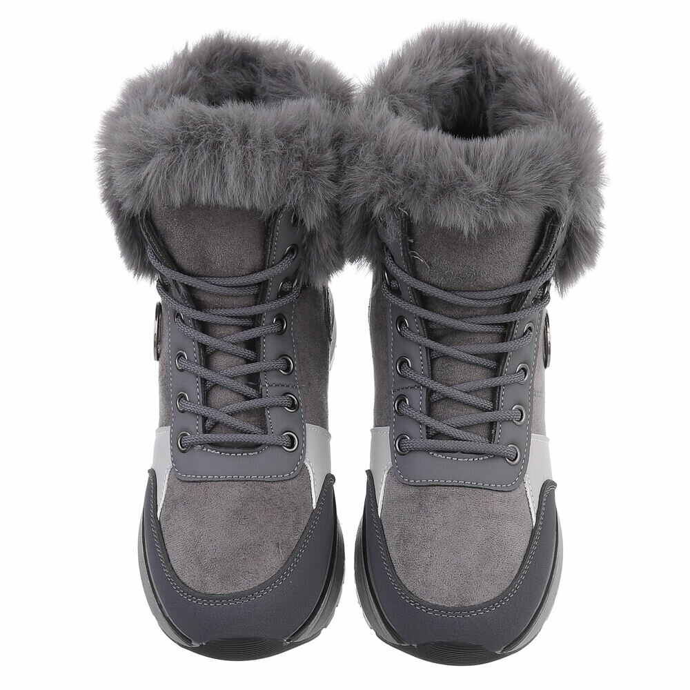 SchnA?rstiefeletten - gri dama