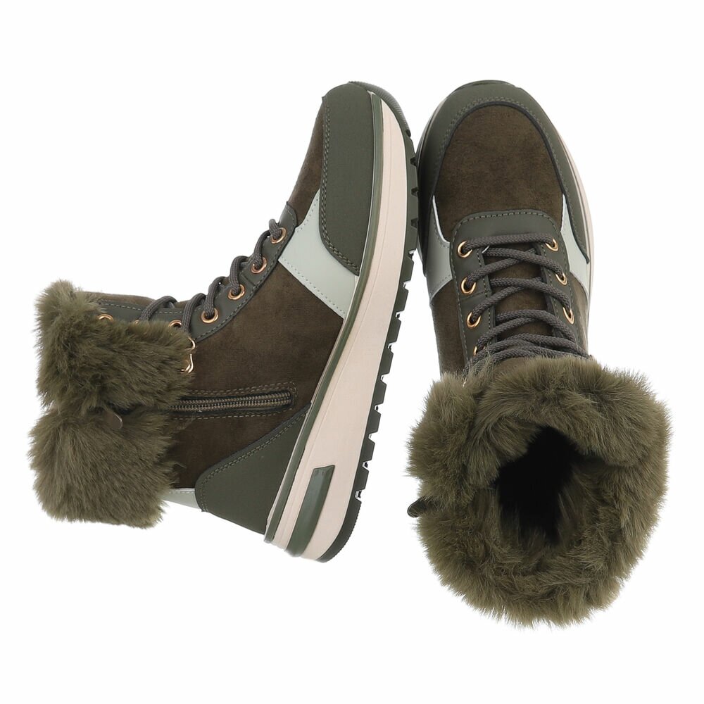 SchnA?rstiefeletten - verde dama