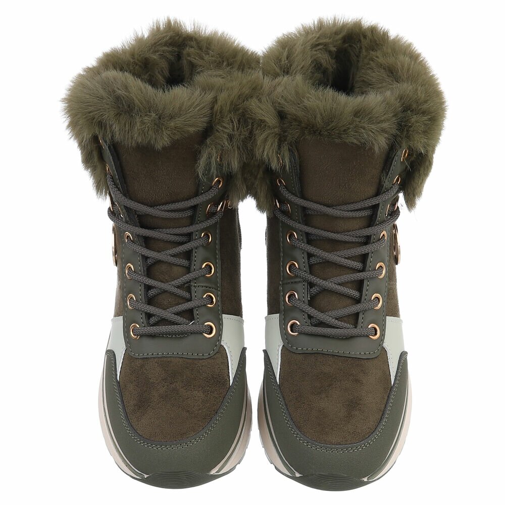 SchnA?rstiefeletten - verde dama