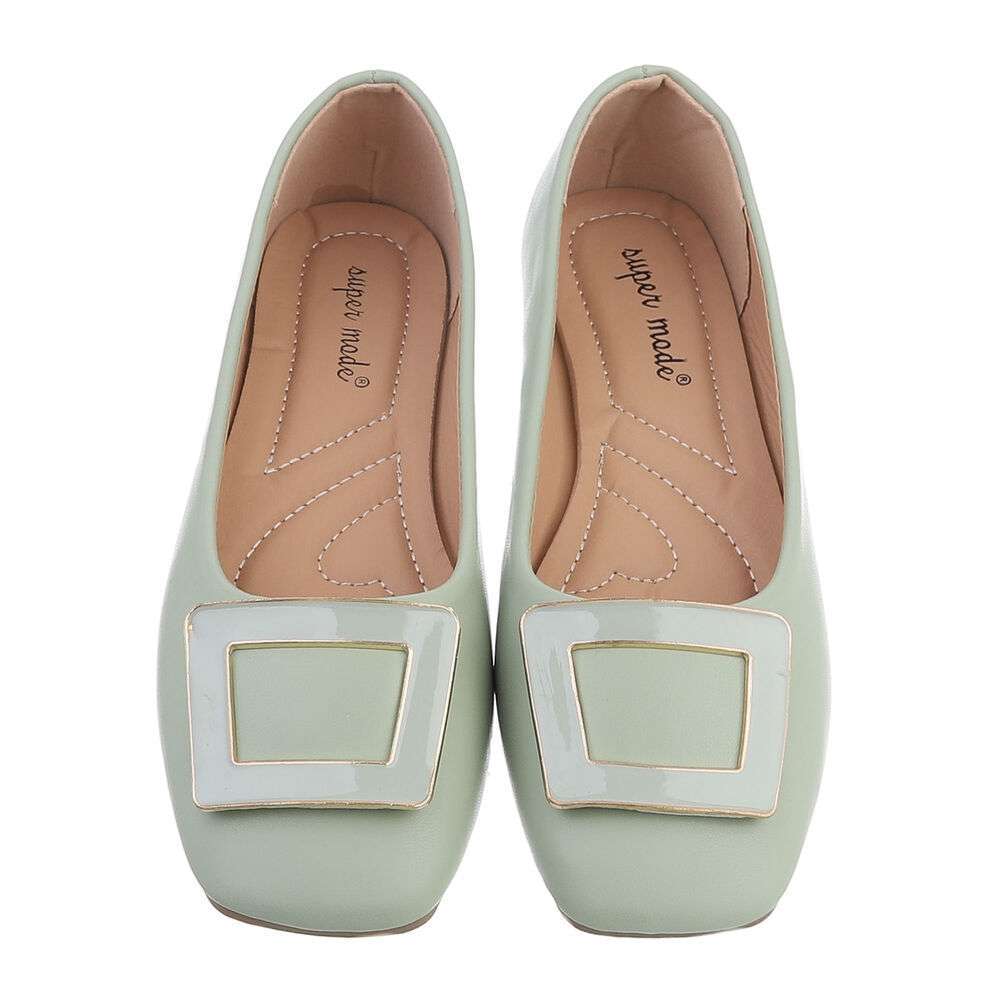 Balerini eleganti - verde dama