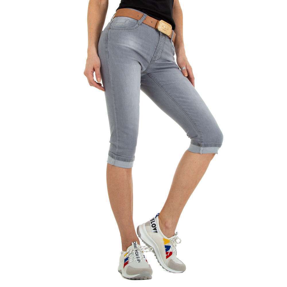 Blugi Capri MissCurry gri dama