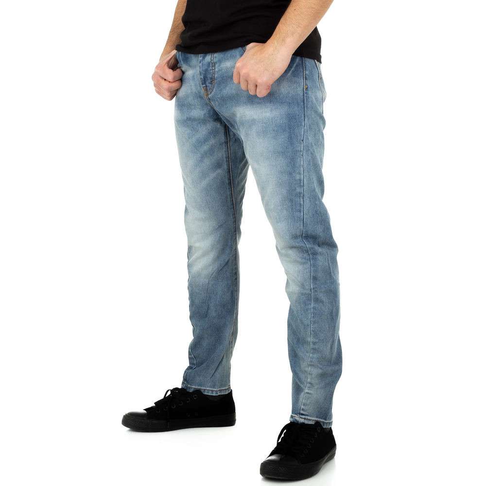 Blugi M.Sara denim - albastru barbati