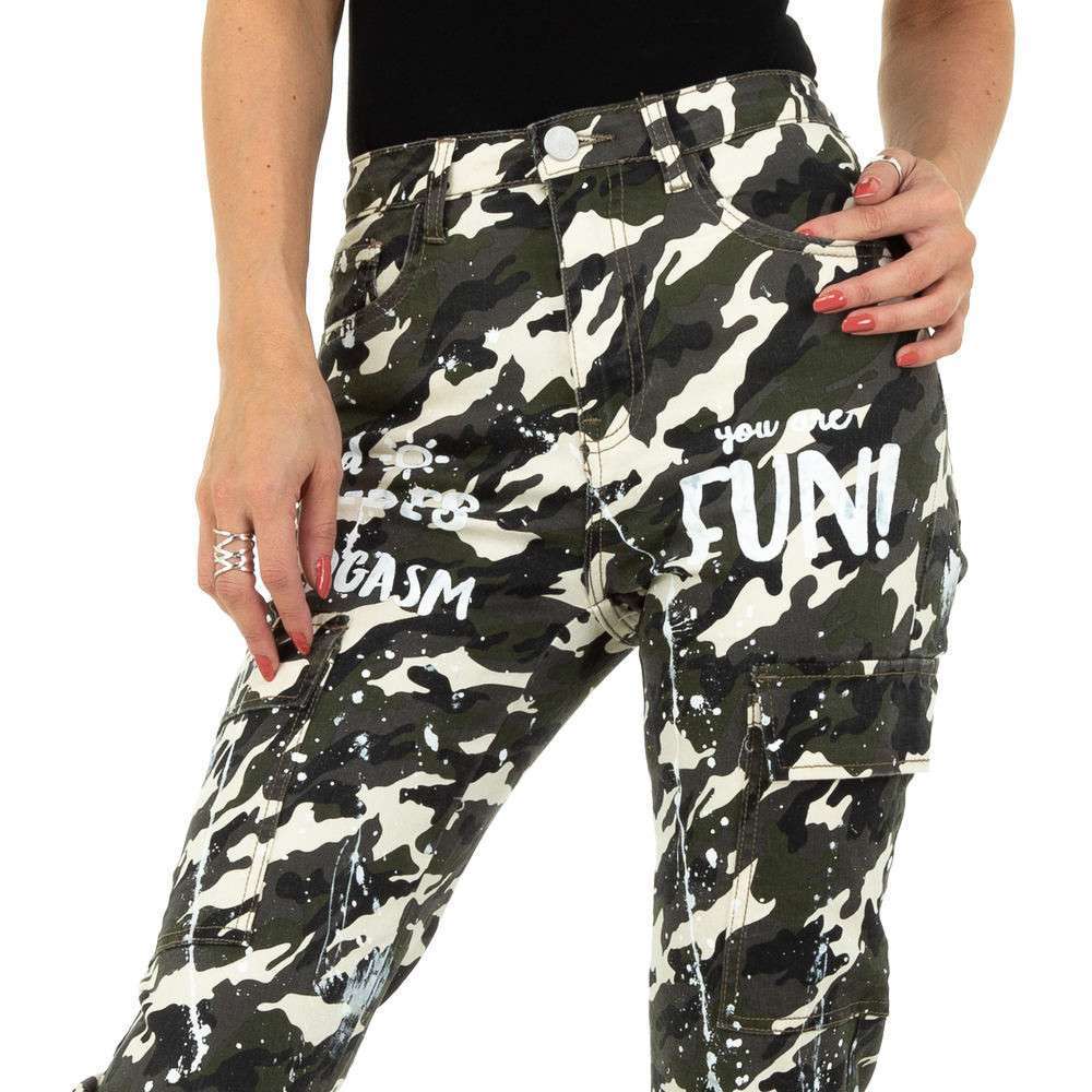 Blugi Redial denim Paris - camuflaj dama