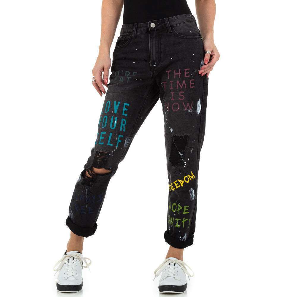 Blugi Redial denim Paris - negru dama