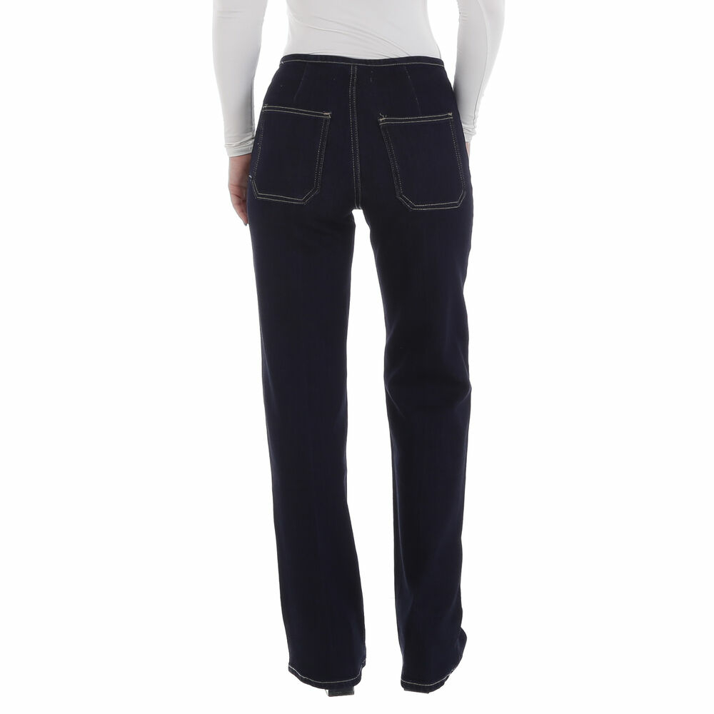 Blugi Relaxed Fit Laulia - DK.albastru dama