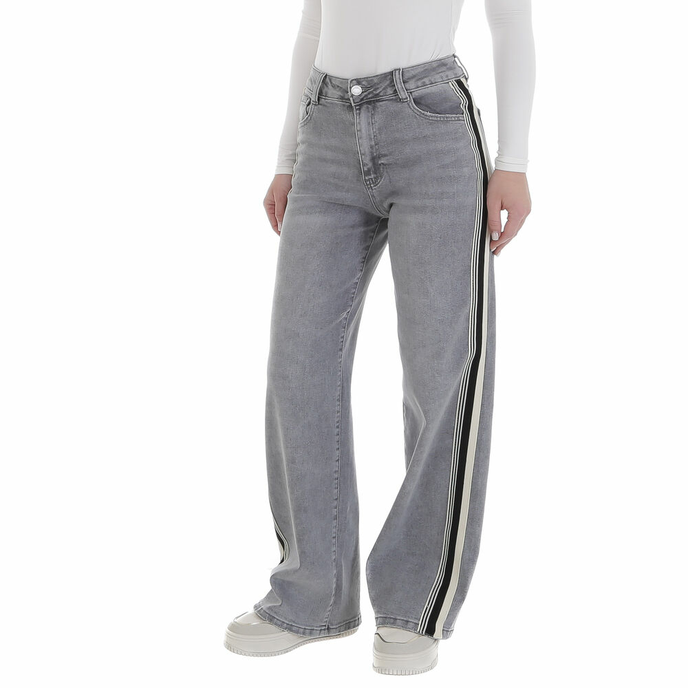 Blugi Relaxed Fit Laulia - gri dama