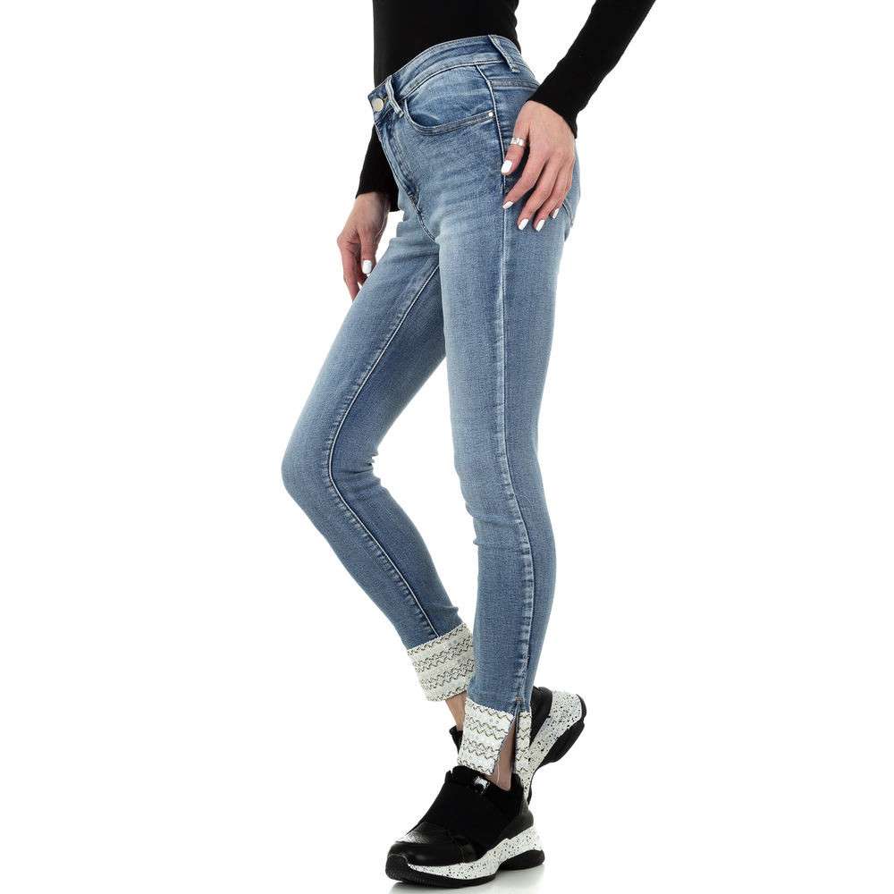 Blugi Skinny Redial denim Paris - albastru dama
