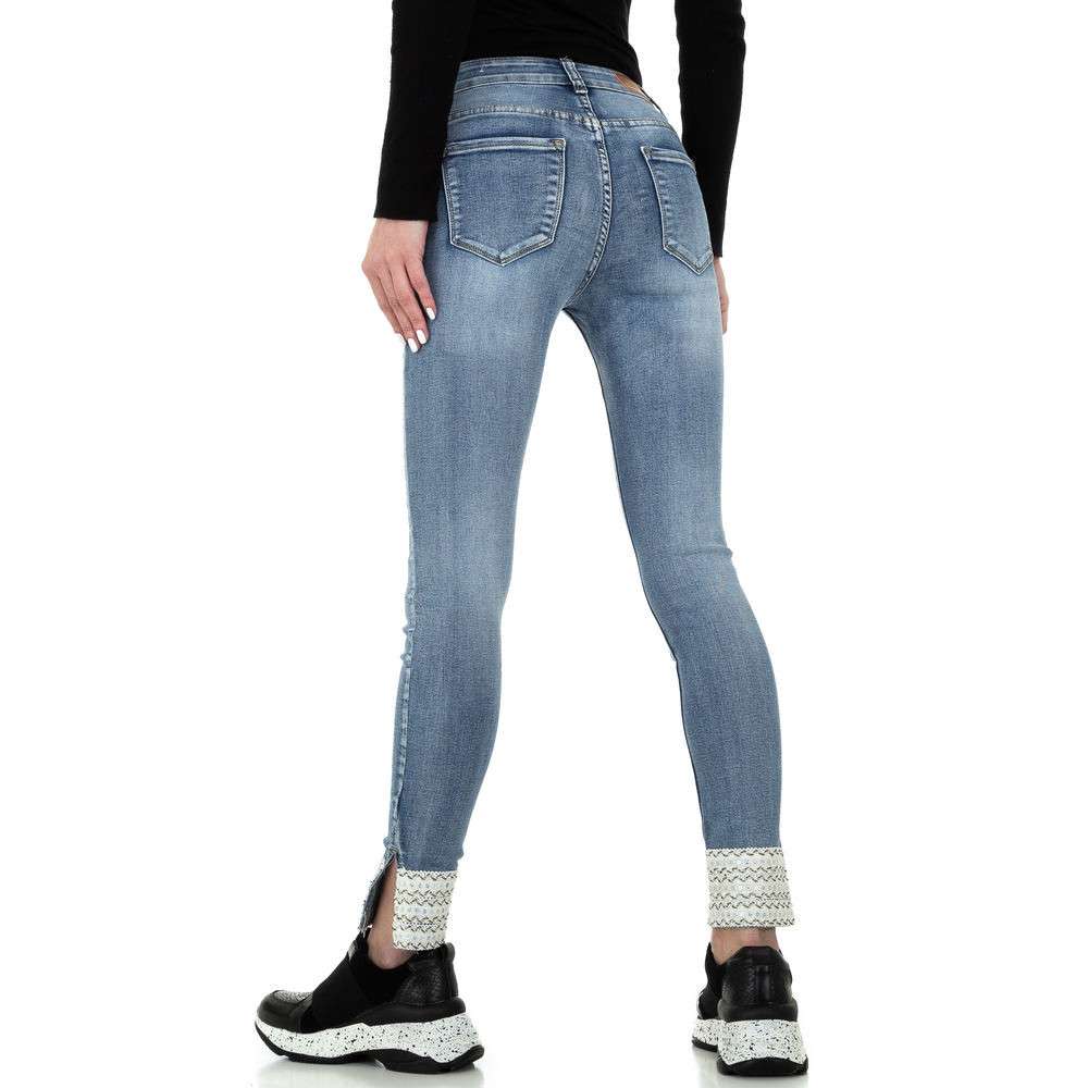 Blugi Skinny Redial denim Paris - albastru dama