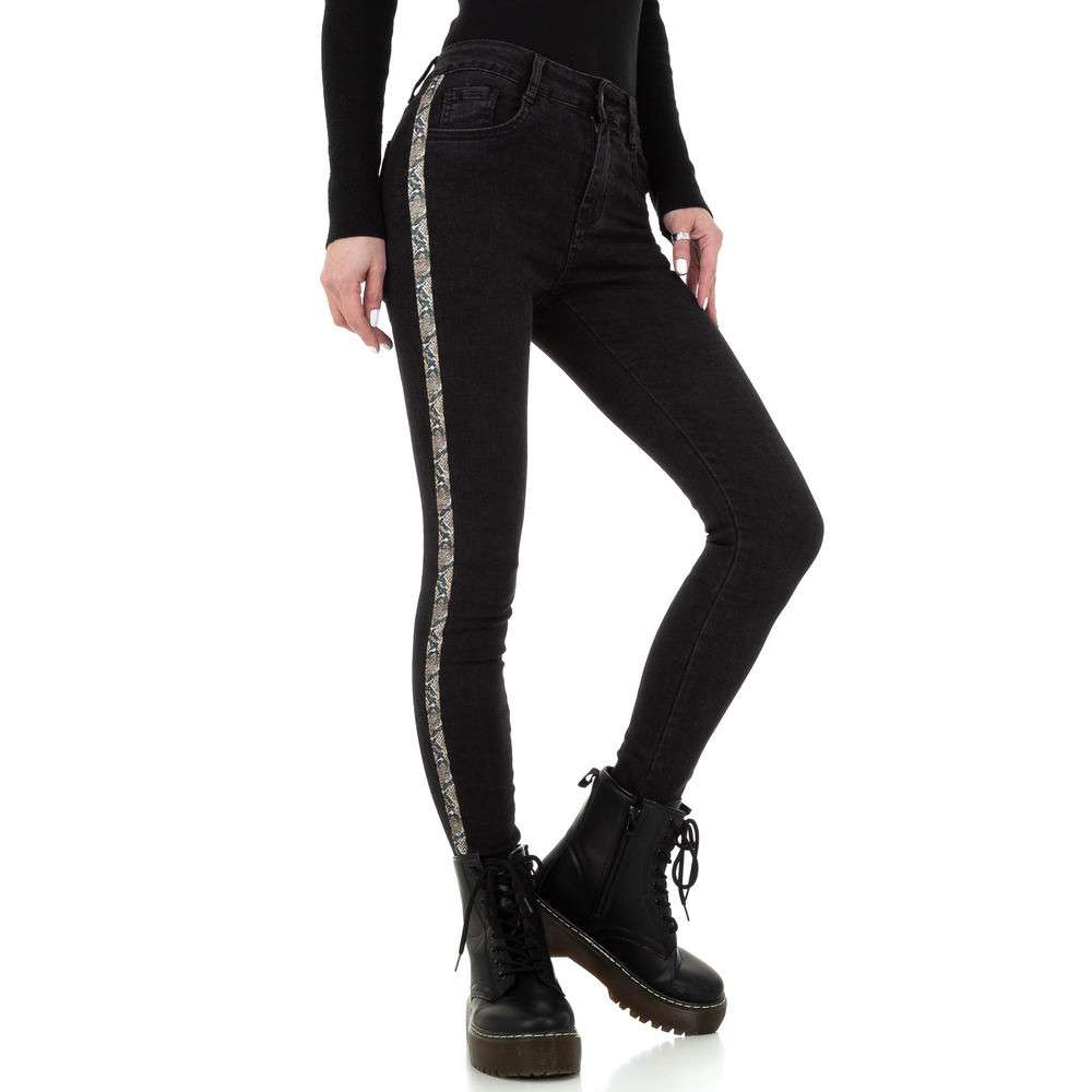 Blugi Skinny Redial denim Paris - negru dama