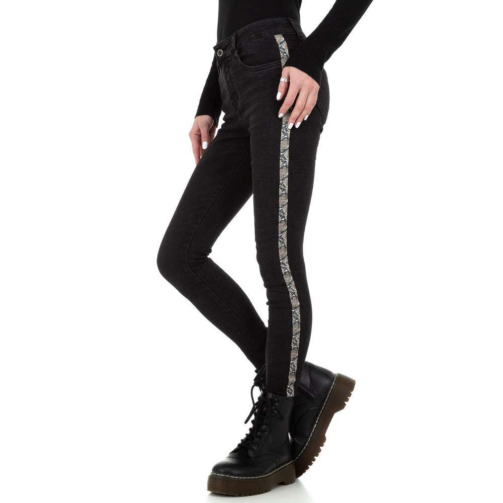 Blugi Skinny Redial denim Paris - negru dama