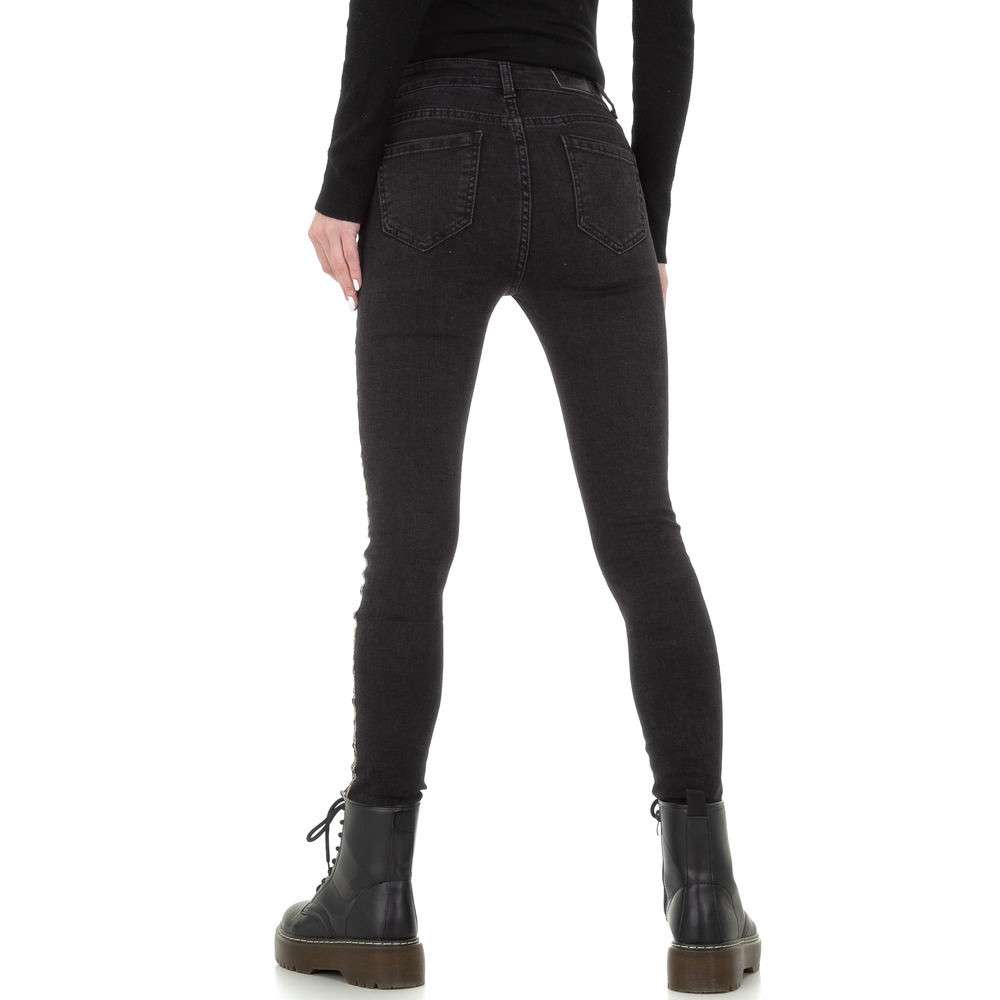 Blugi Skinny Redial denim Paris - negru dama