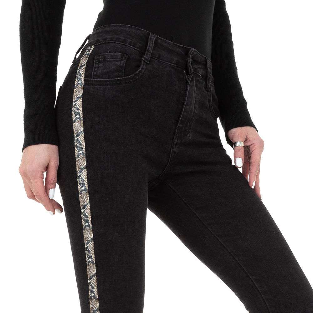 Blugi Skinny Redial denim Paris - negru dama