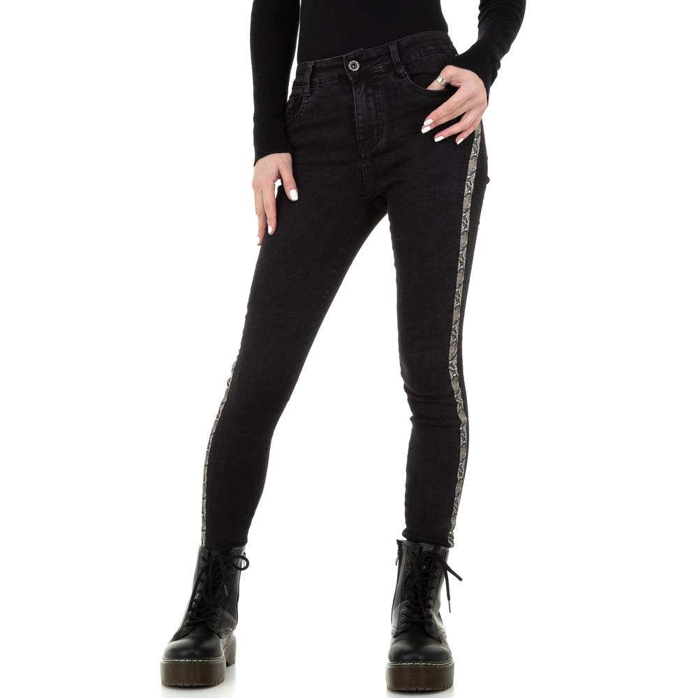 Blugi Skinny Redial denim Paris - negru dama