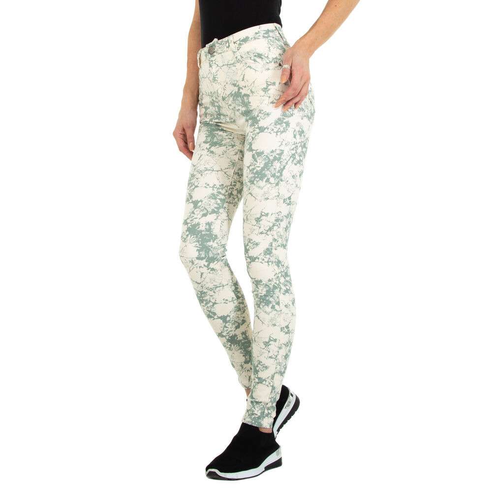 Blugi talie inalta - Daysie   verde dama