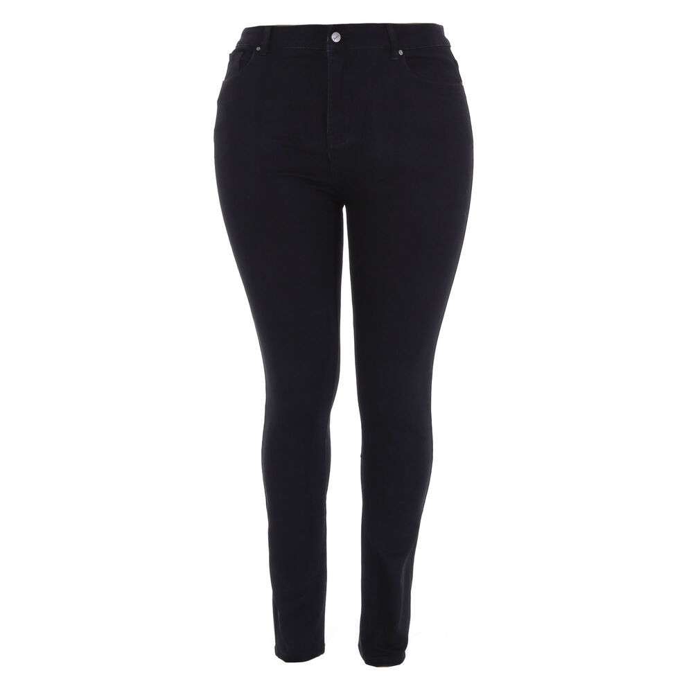 Blugi talie inalta Gallop - negru dama