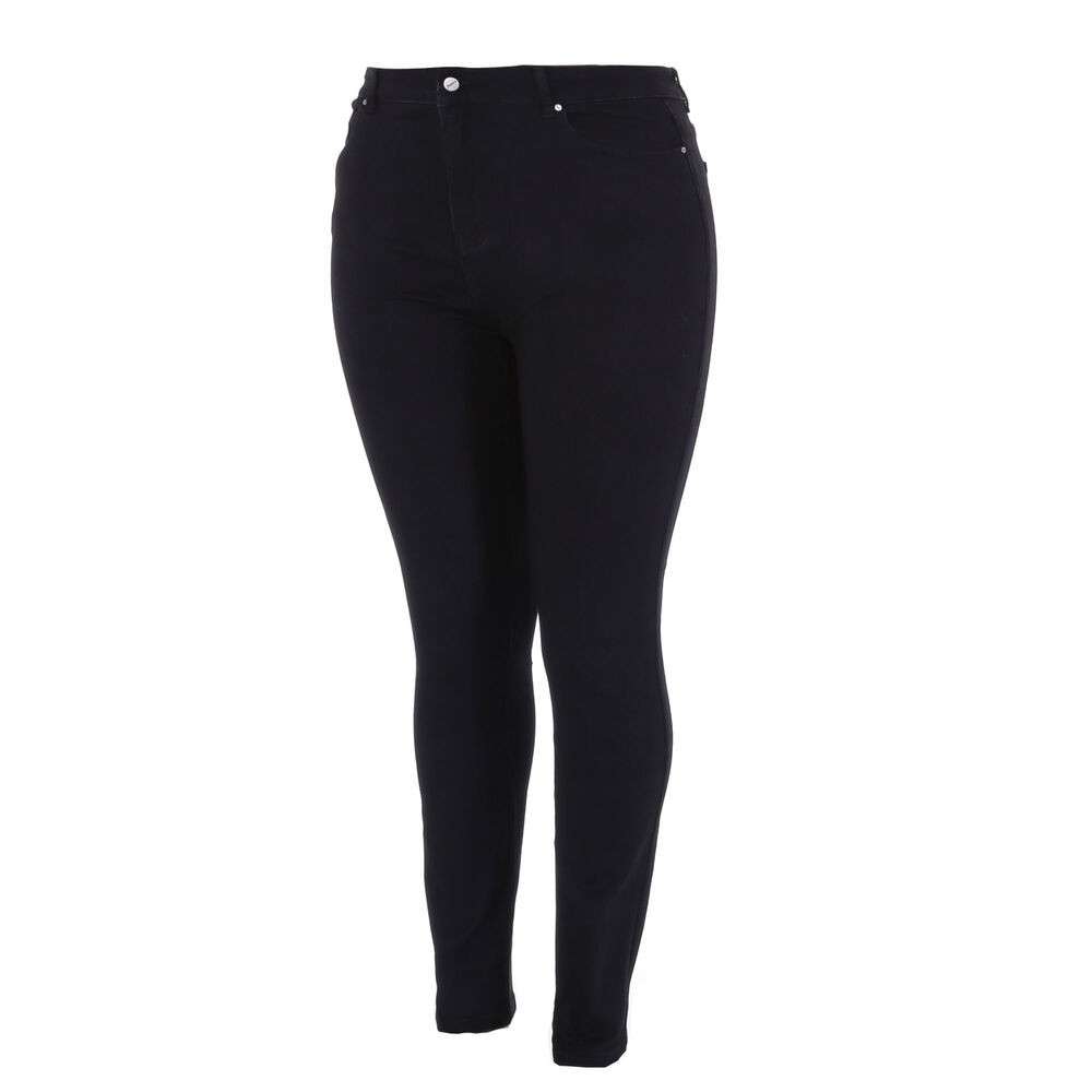 Blugi talie inalta Gallop - negru dama