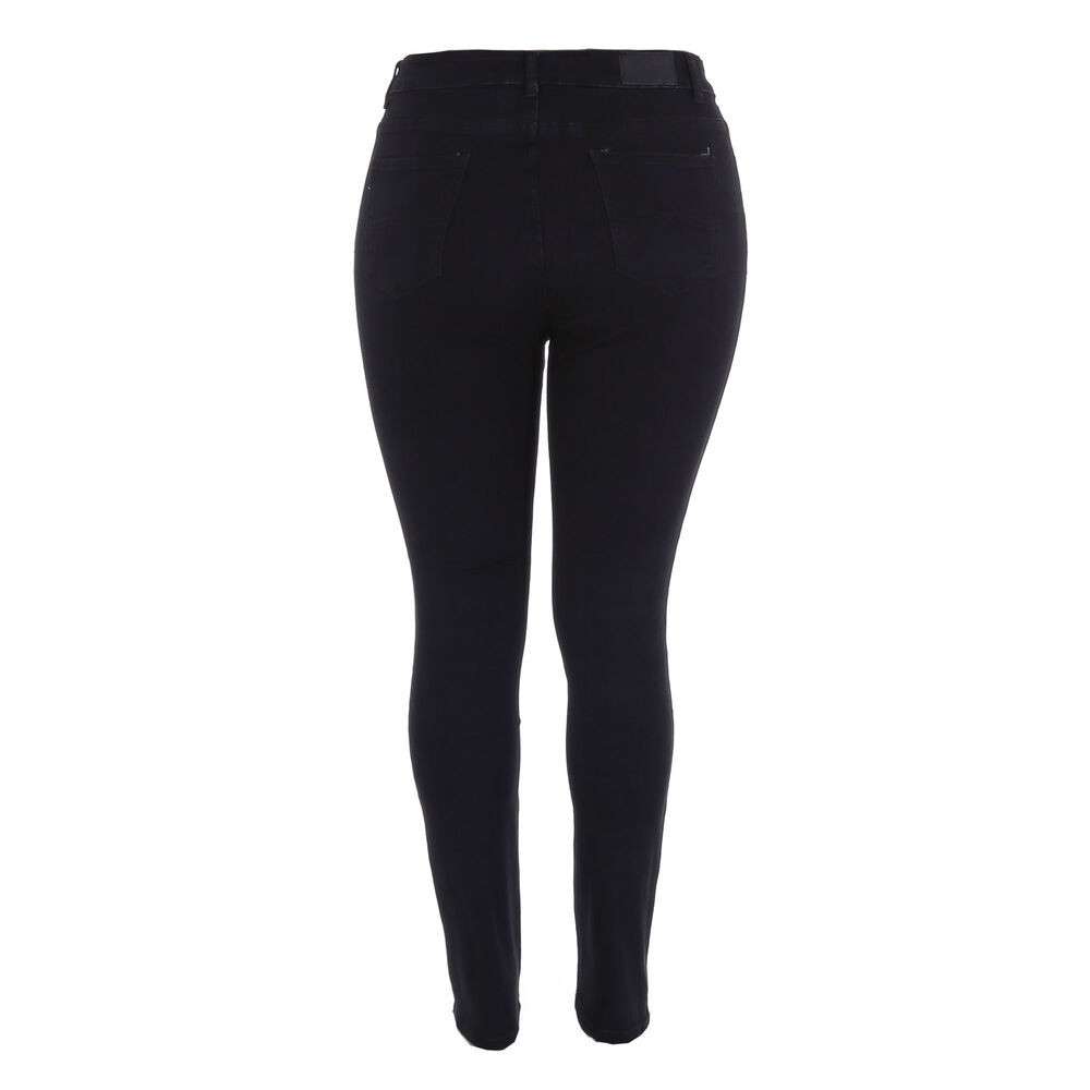 Blugi talie inalta Gallop - negru dama