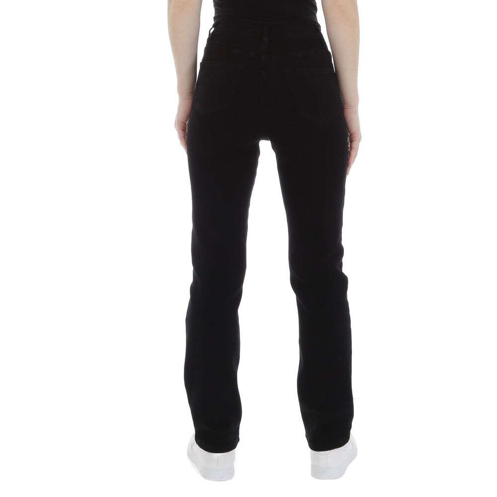 Blugi talie inalta Laulia - negru dama