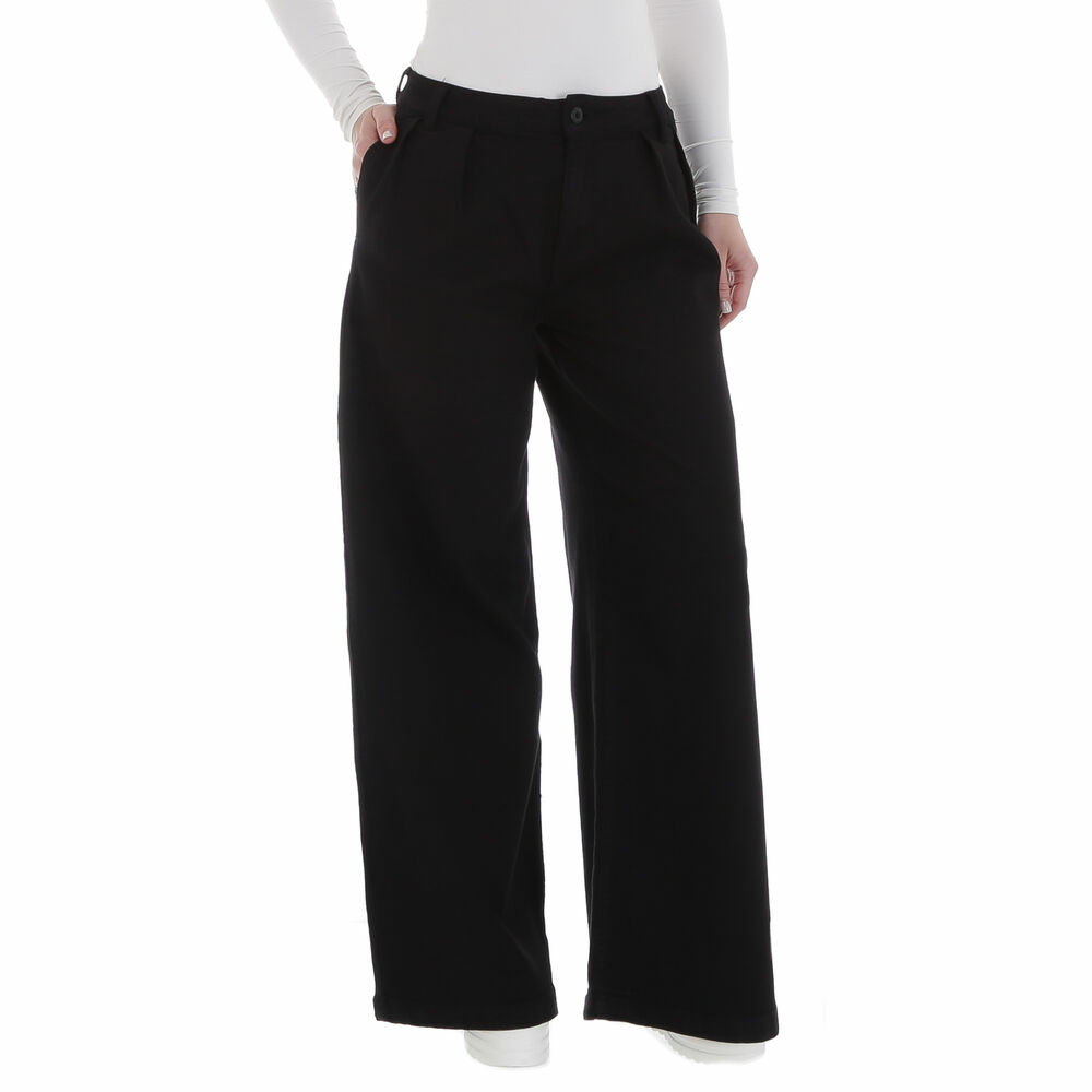 Blugi talie inalta Laulia - negru dama