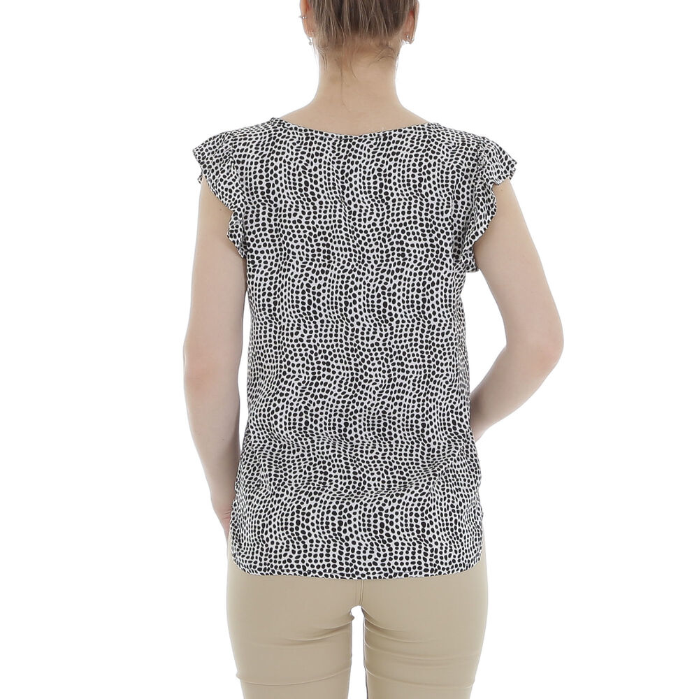 Bluza cu imprimeu - negru dama