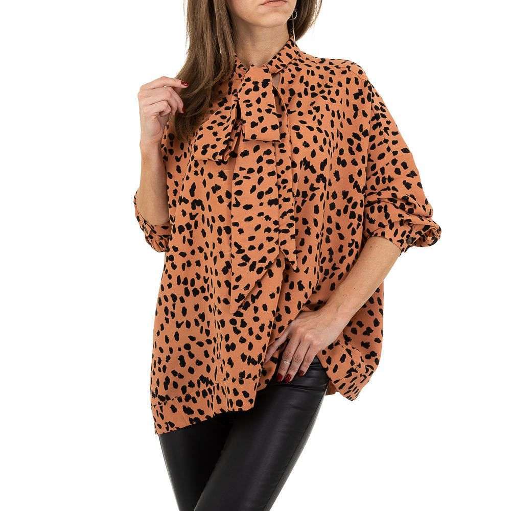 Bluza cu imprimeu - JCL caisa dama