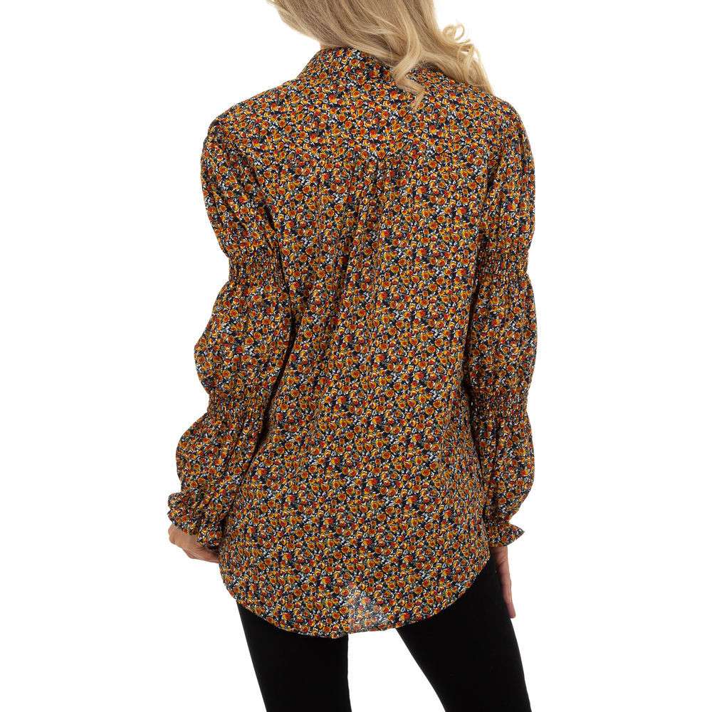 Bluza cu maneci bufante - SHK Paris galben dama