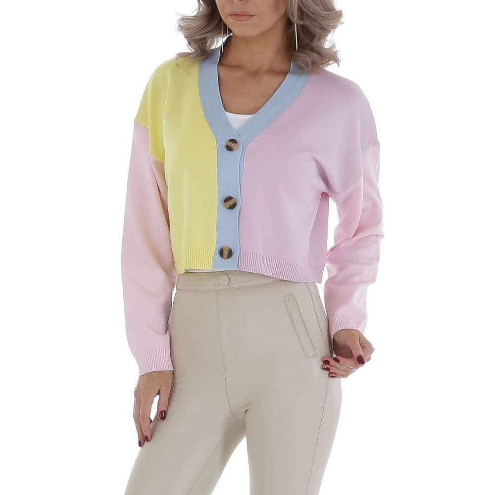 Cardigan colorat cu nasturi - Emma & Ashley   albastru dama