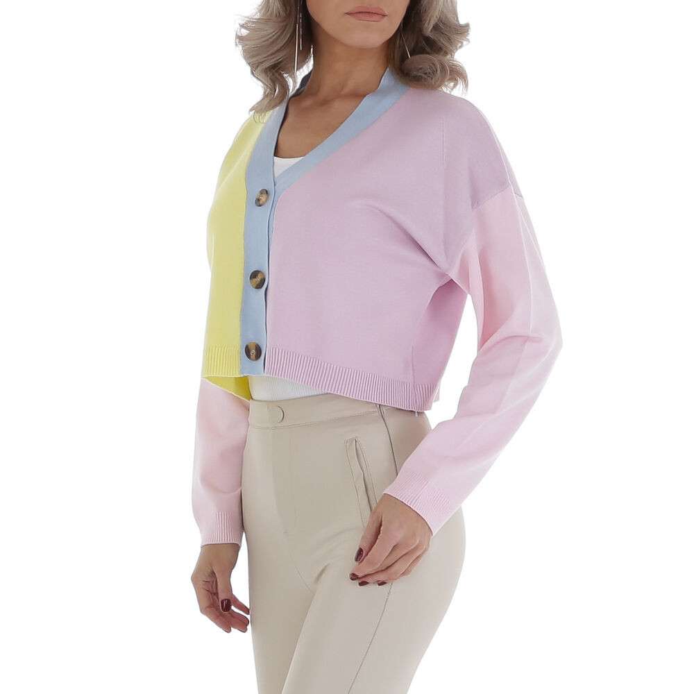 Cardigan colorat cu nasturi - Emma & Ashley   albastru dama