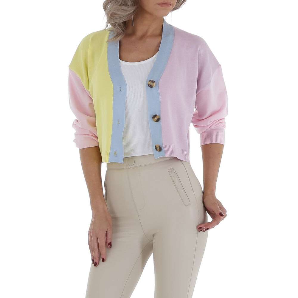 Cardigan colorat cu nasturi - Emma & Ashley   albastru dama