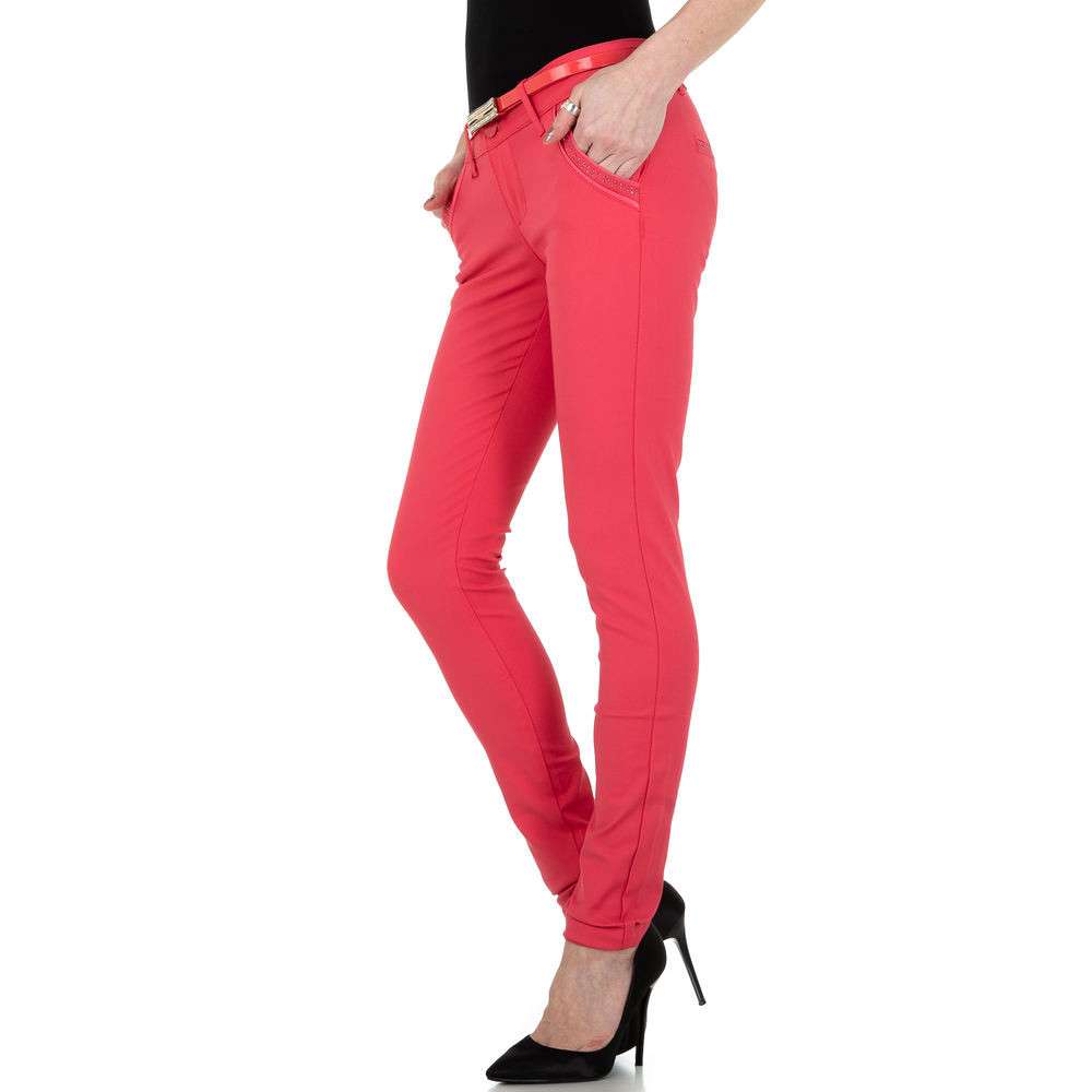 Pantaloni chino - roz dama