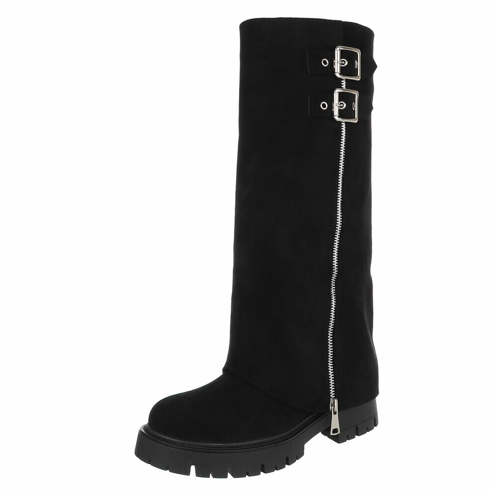 Cizme clasice - blacksuede dama