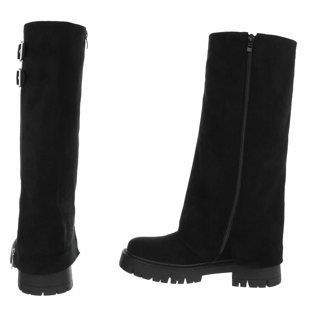 Cizme clasice - blacksuede dama