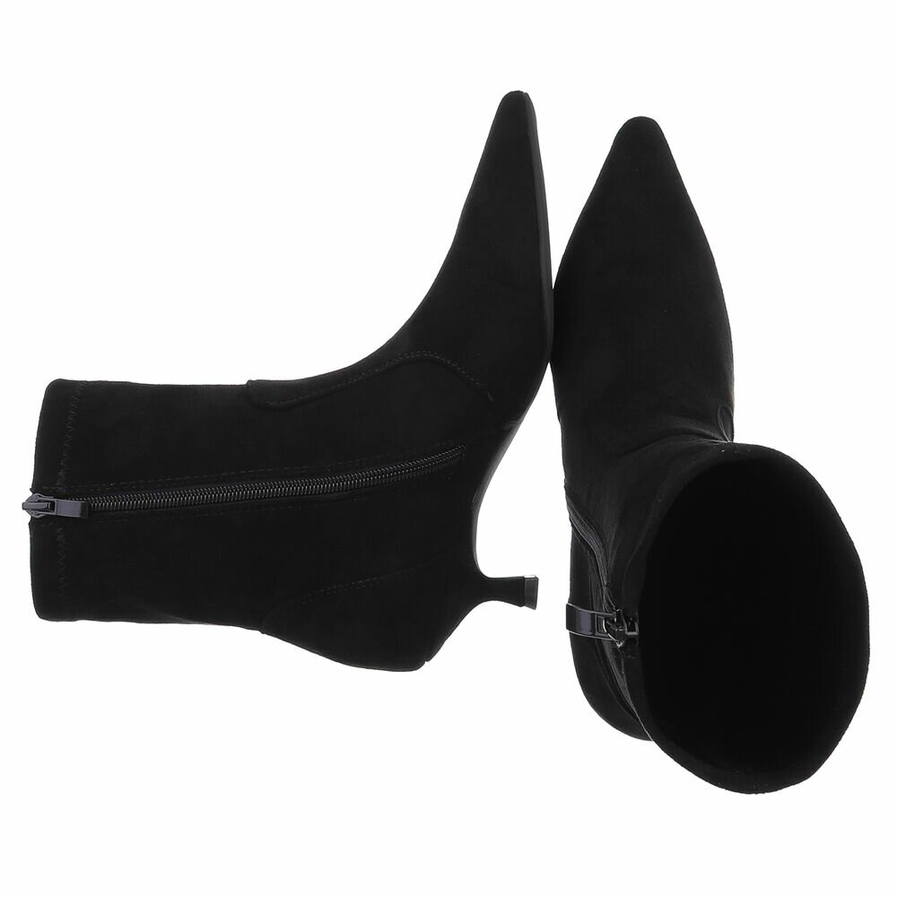 Cizme clasice - blacksuede dama