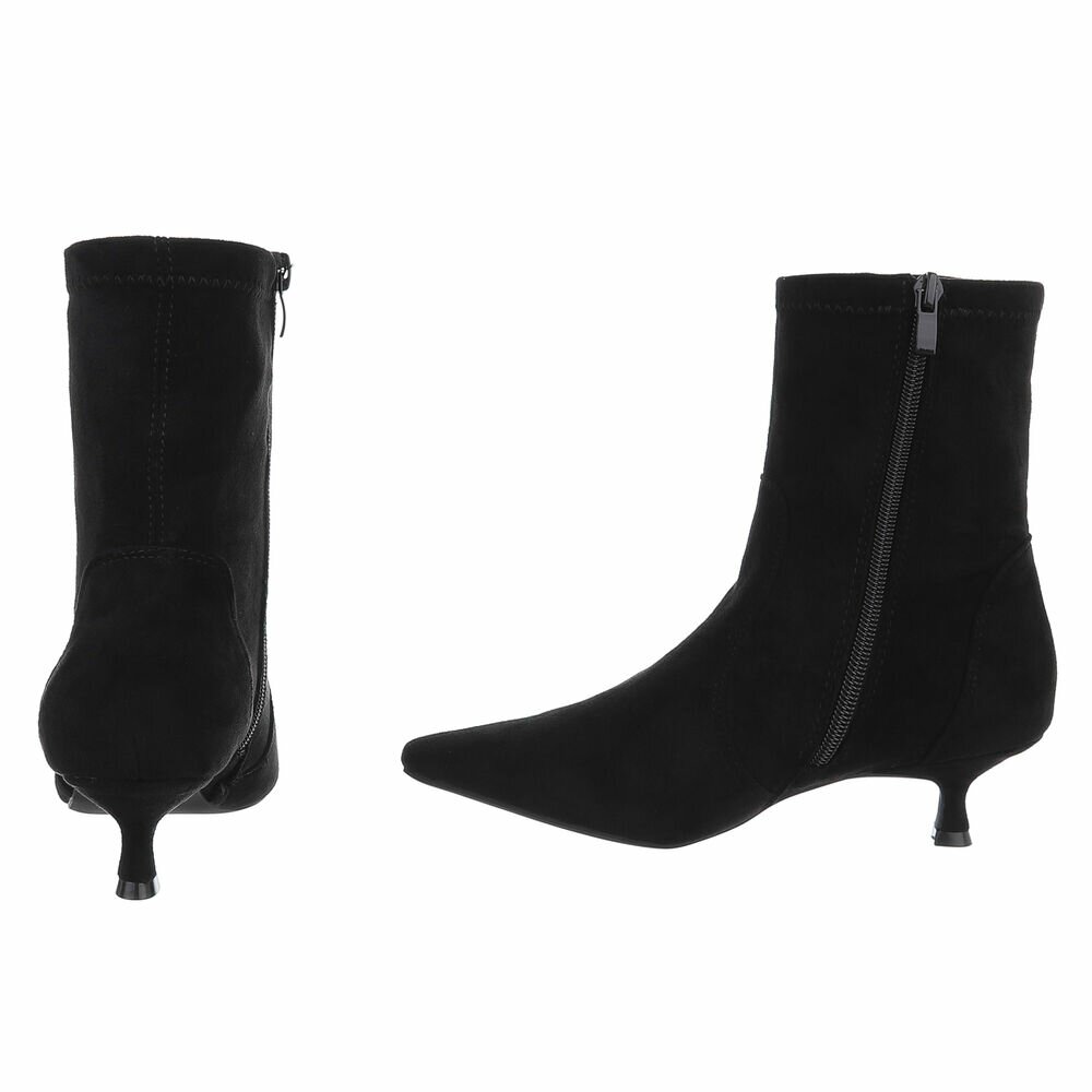 Cizme clasice - blacksuede dama
