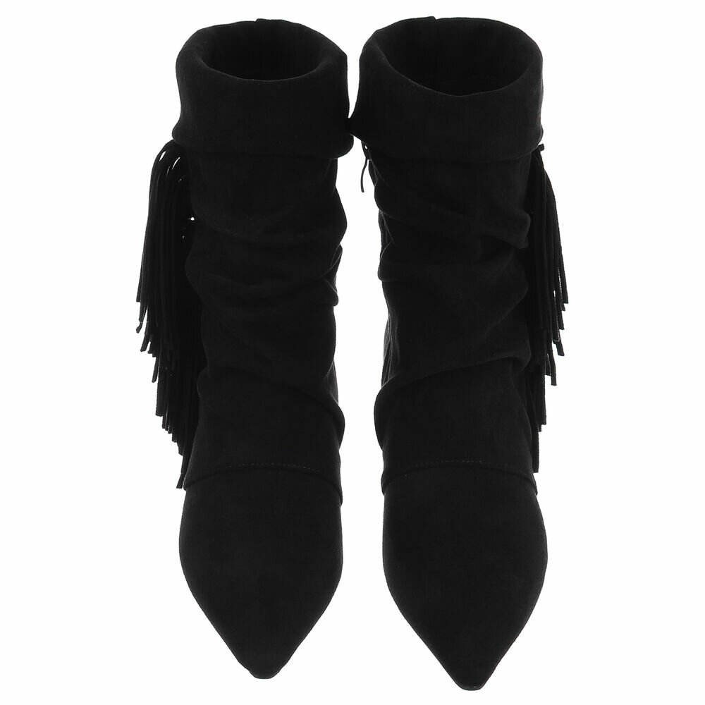 Cizme clasice - blacksuede dama