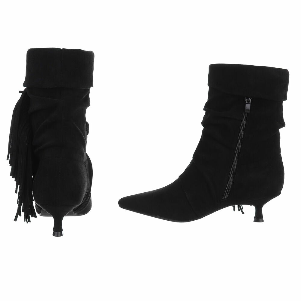 Cizme clasice - blacksuede dama