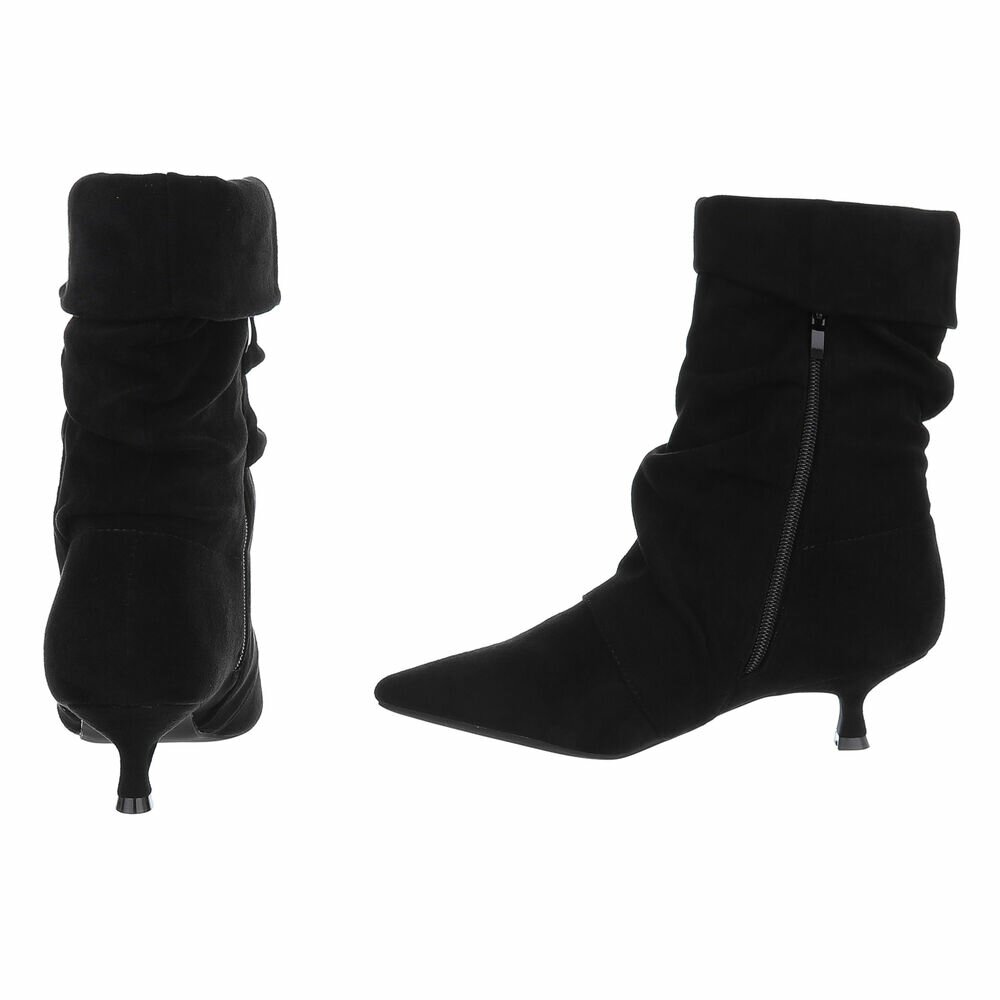 Cizme clasice - blacksuede dama