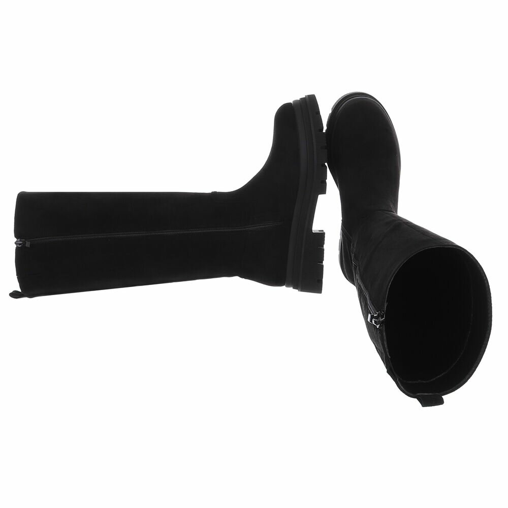 Cizme clasice - blacksuede dama
