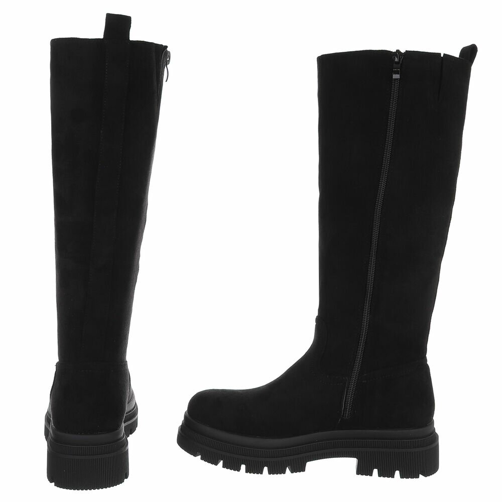 Cizme clasice - blacksuede dama