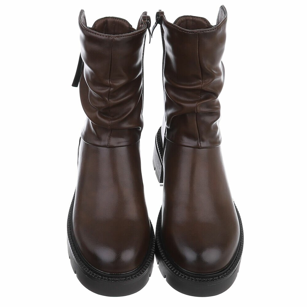 Cizme clasice - brownpu dama